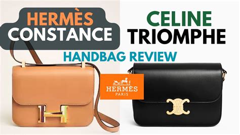 hermes constance vs celine triomphe|hermes constance wallet.